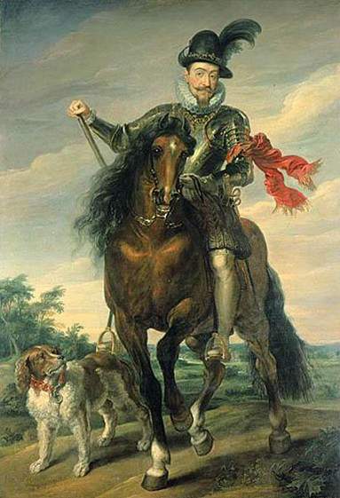 Equestrian portrait of king Sigismund III Vasa